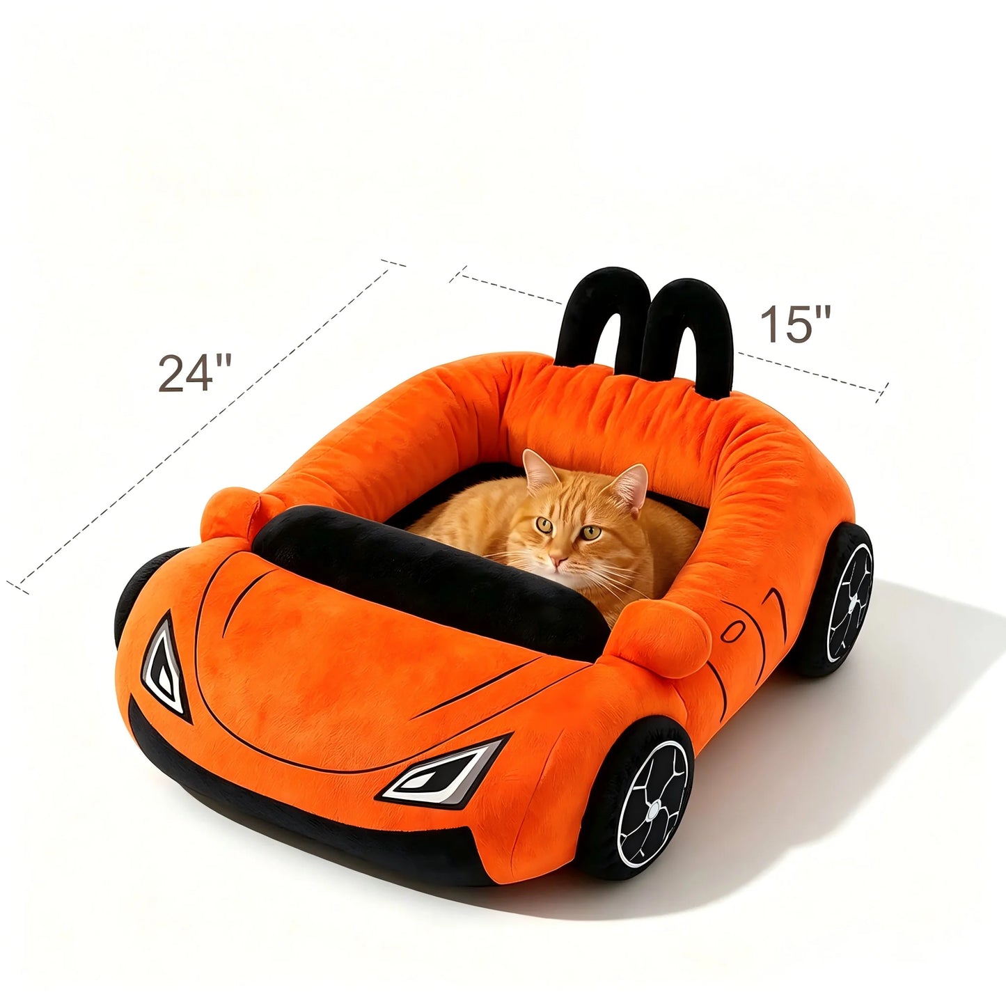 CWV Supercar Cat Bed Cozy Plush Mat For Puppy Kitty