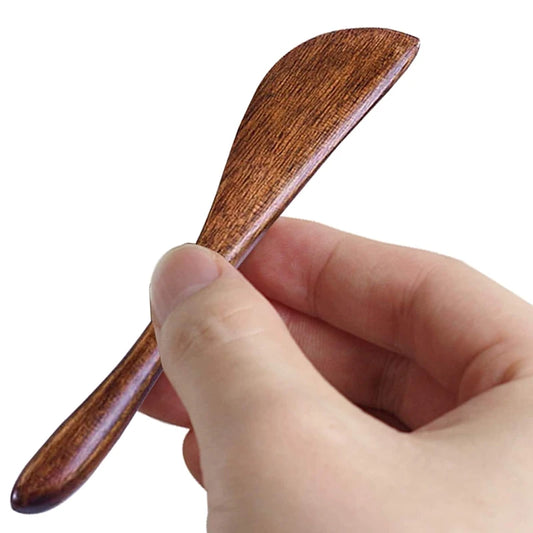 Wooden Butter Knife 10 Pack Condiment Spreader Kitchen Utensils