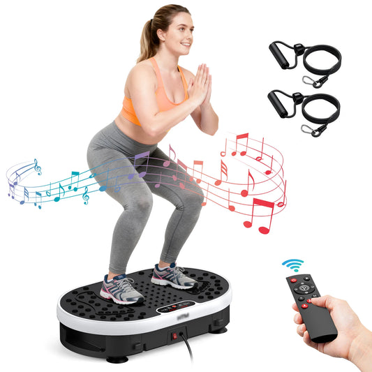 HTMM Vibration Plate High Frequency Fitness Platform With 9 Programs