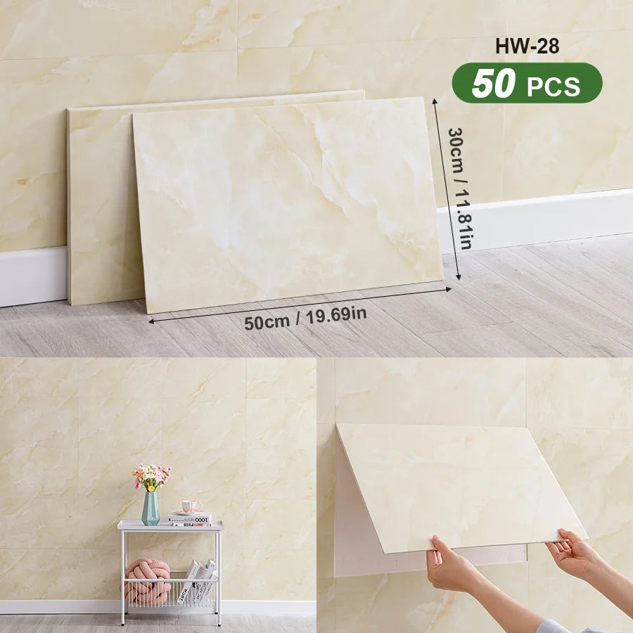 3D Self Adhesive Peel And Stick SXP Wall Tiles For Indoor Walls