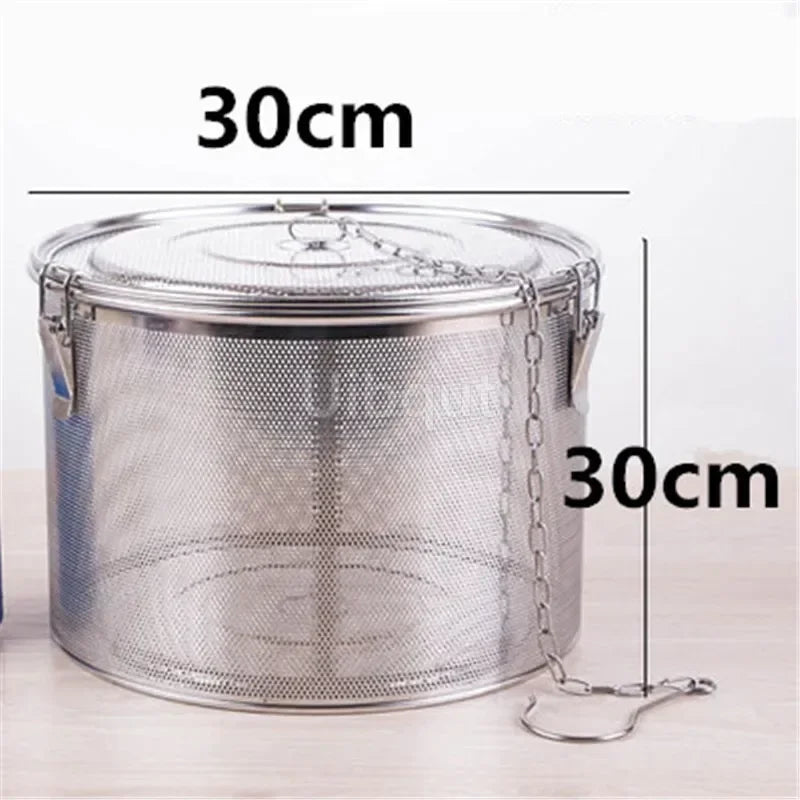 304 Stainless Steel Round Hole Colander Strainer