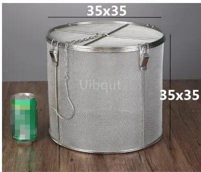 304 Stainless Steel Round Hole Colander Strainer