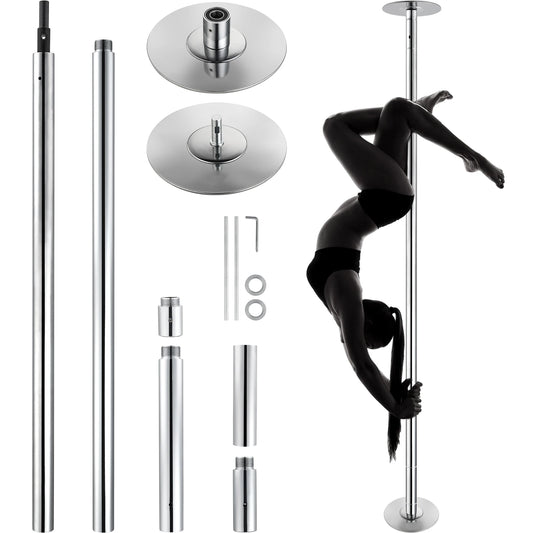 SucceBuy Professional Dancing Pole Kit Spinning Static Portable Stainless Steel