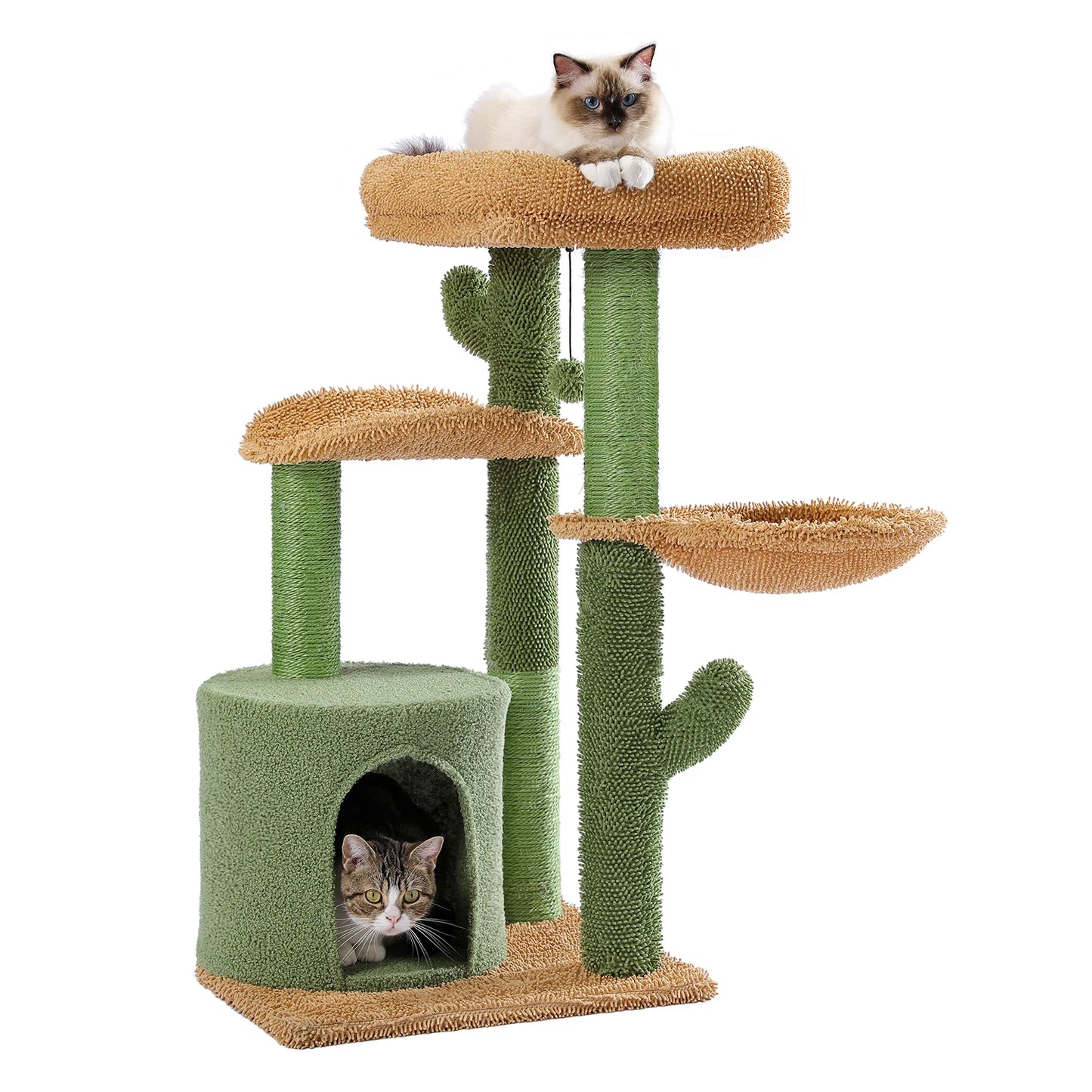 PAWZ Road Cat Tree Cactus Tower Scratching Post Condo Nest