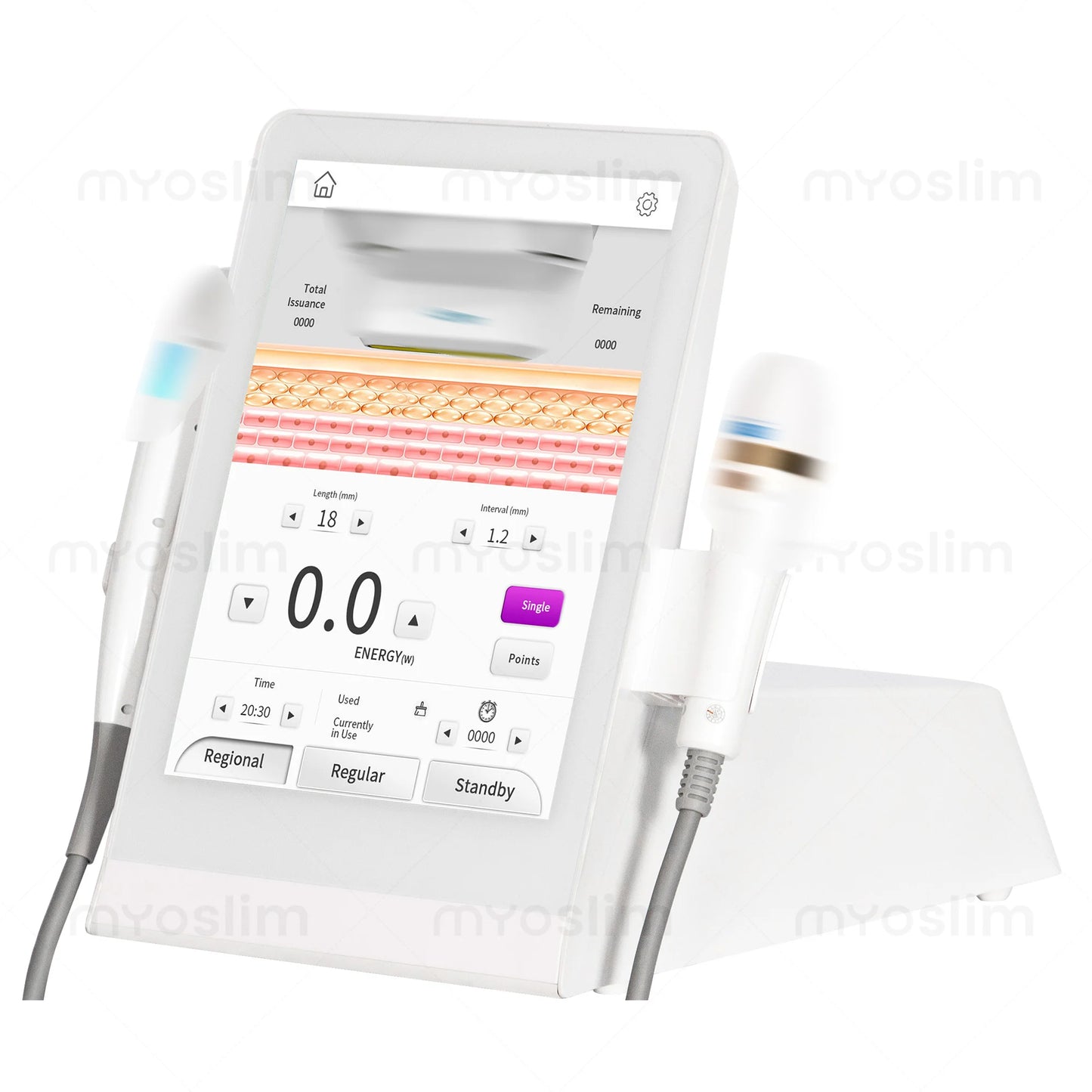 Myoslim Professional 2 In 1 Skin Beauty Star Anti Aging Machine Wrinkle Removal