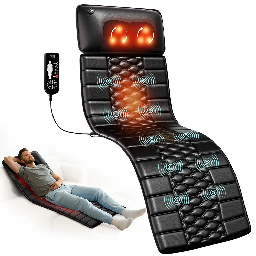 HIMOUTA Shiatsu Full Body Massage Mat With Detachable Pad