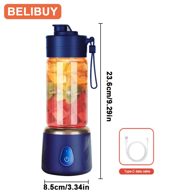 Portable USB Juicer Blender for Travel Citrus Squeezer Mini Household