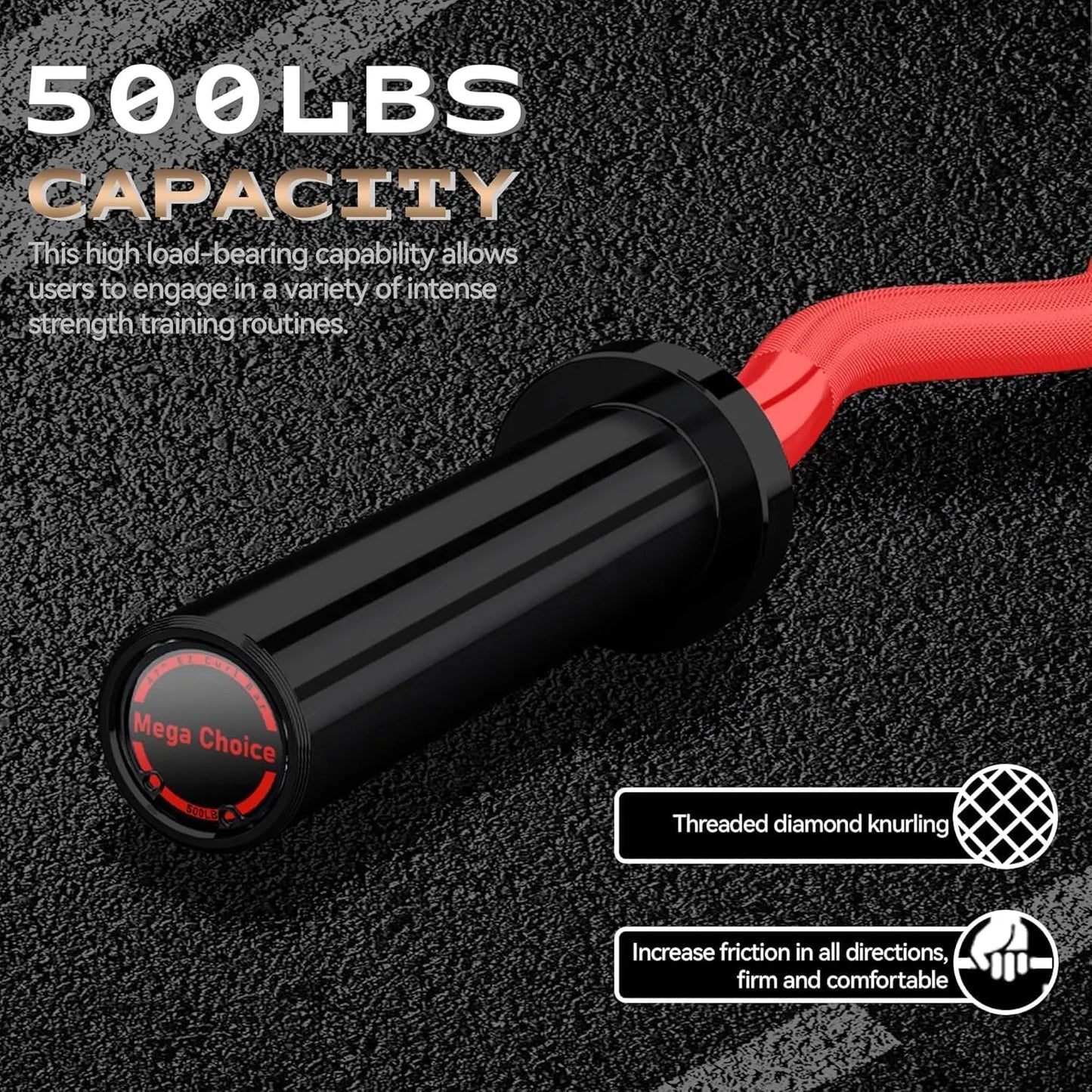 TWISTER.CK EZ Curl Barbell For Weightlifting And Powerlifting