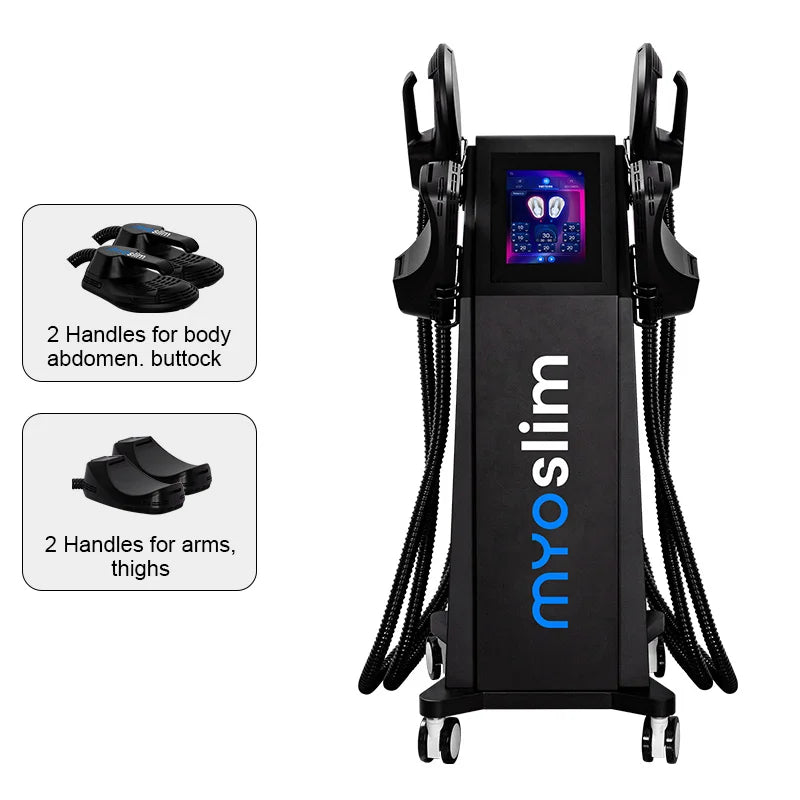 Newest Portable DLS-MYOSlim RF Power 6500W Weight Loss fitness Stimulating Fat Removal Body fitness Machine.