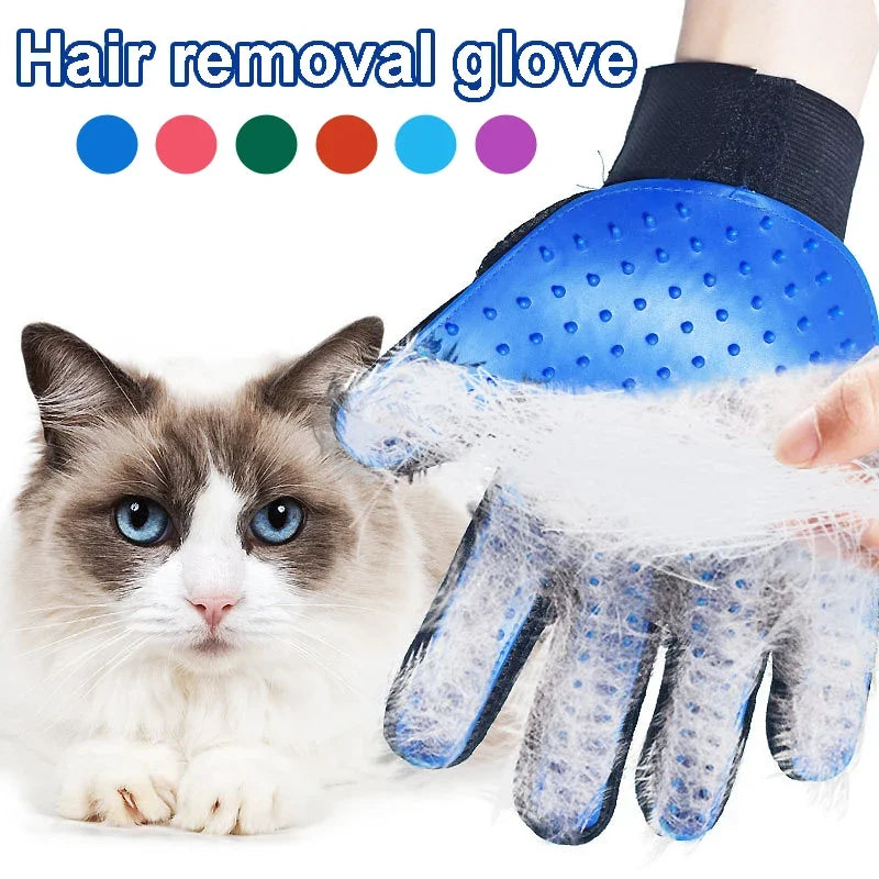 Pet Hair Remover Gloves For Cat And Dog Grooming Essentials