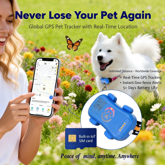 GPS Pet Locator Tracker for Dogs and Cats With IoT