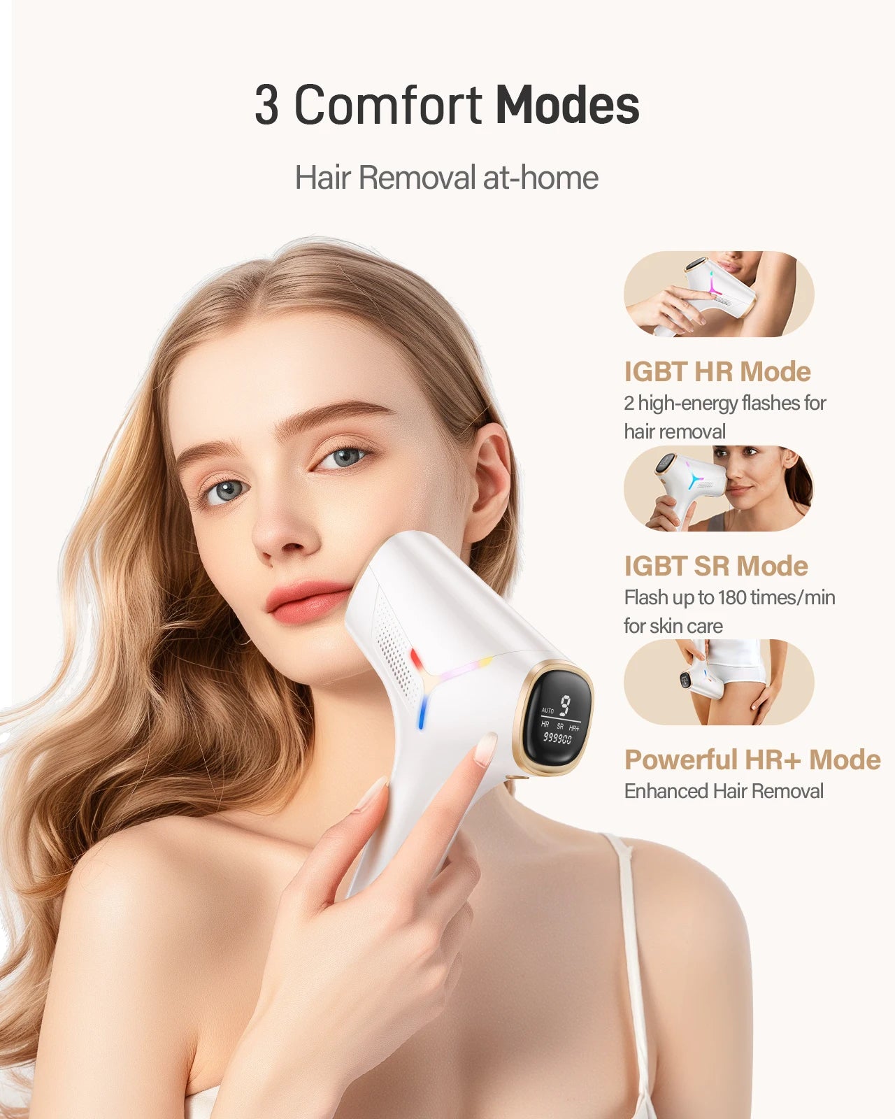 Totmizby IPL Hair Removal For Women And Men Face Body