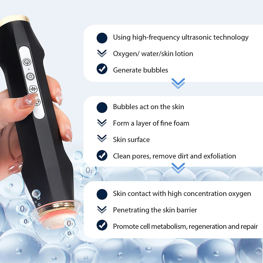 Foreverlily Oxygen Bubble Pen CO2 Facial Spa Machine