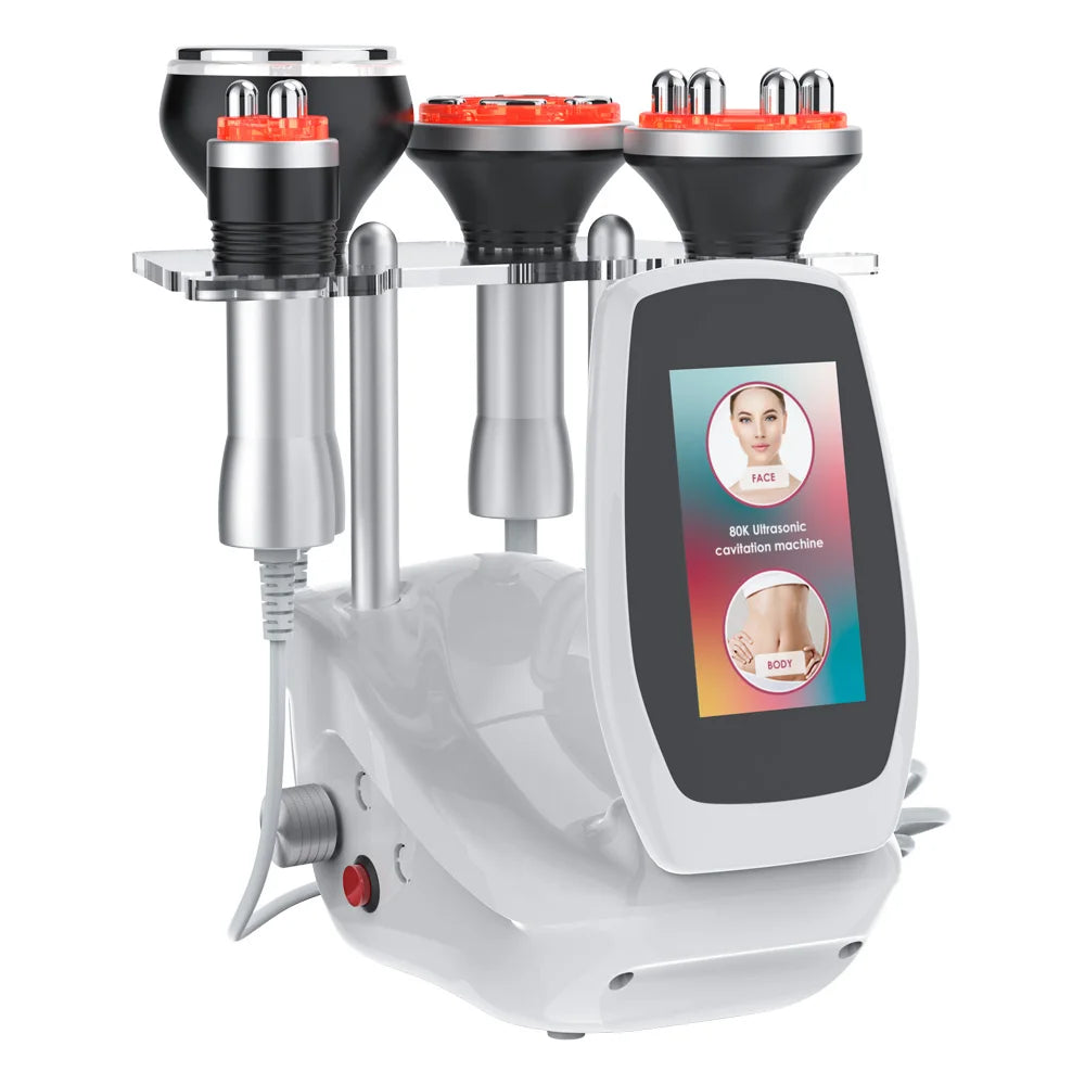Ultrasonic Cavitation 4in1 Body Slimming Machine Facial Massager