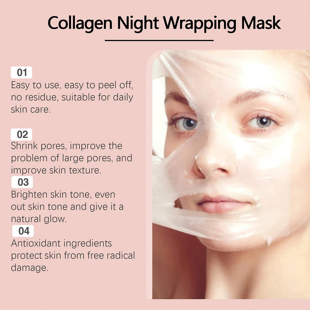 Ms.Dear Collagen Wrapping Peel Off Facial Mask For Elasticity Hydration