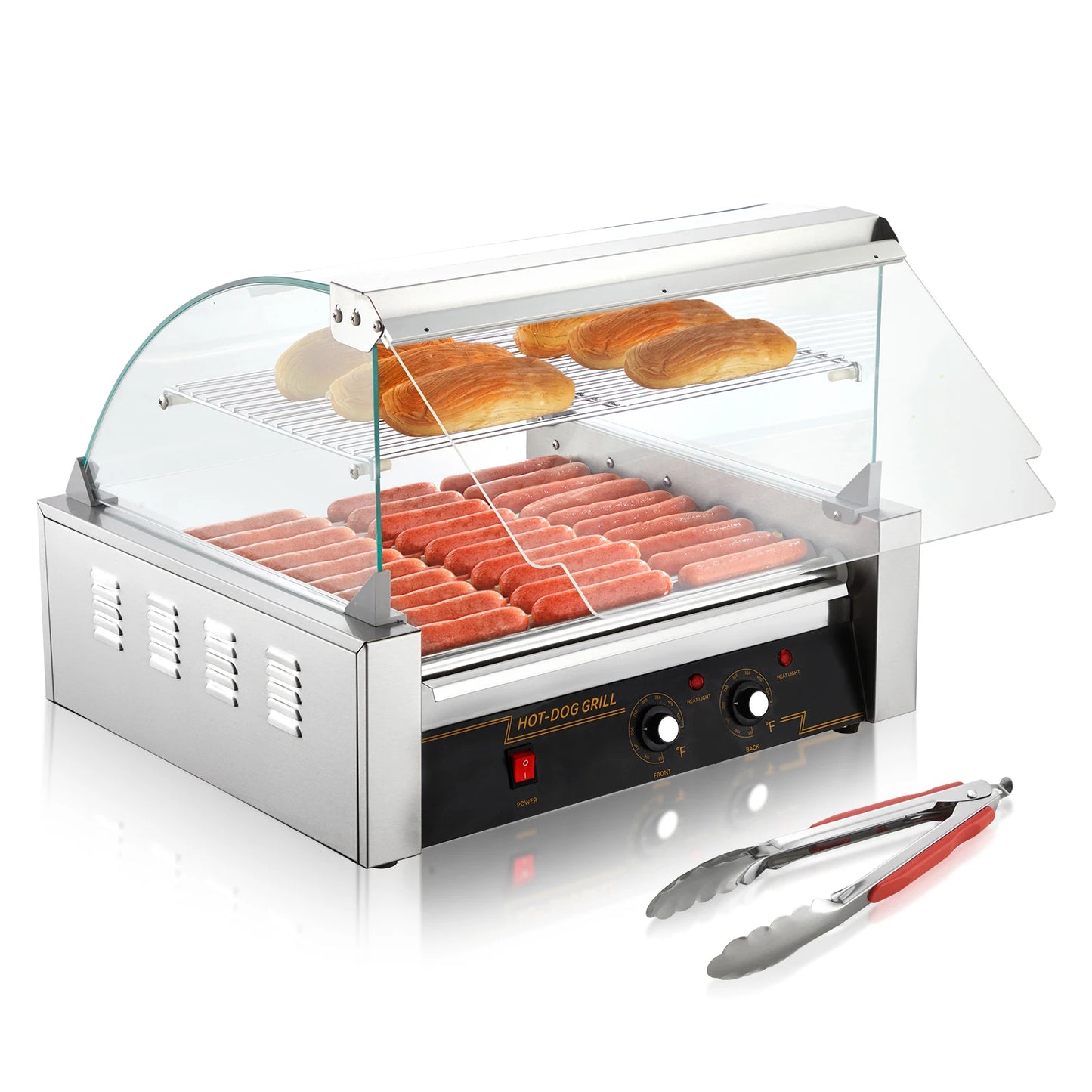 SucceBuy Commercial Electric Hot Dog Roller Sausage Maker Grill