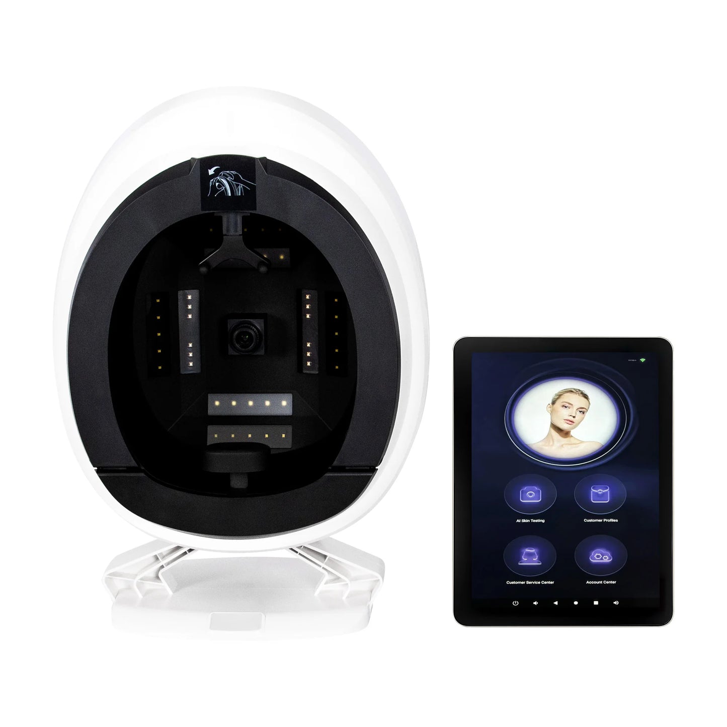 MYOSLIM Q1 Skin Analyzer 36 Million HD AI Facial Analysis