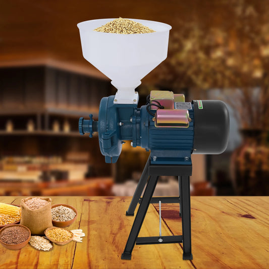 Electric Grain Mill 2200W 60 Kg Per Hour Cast Iron