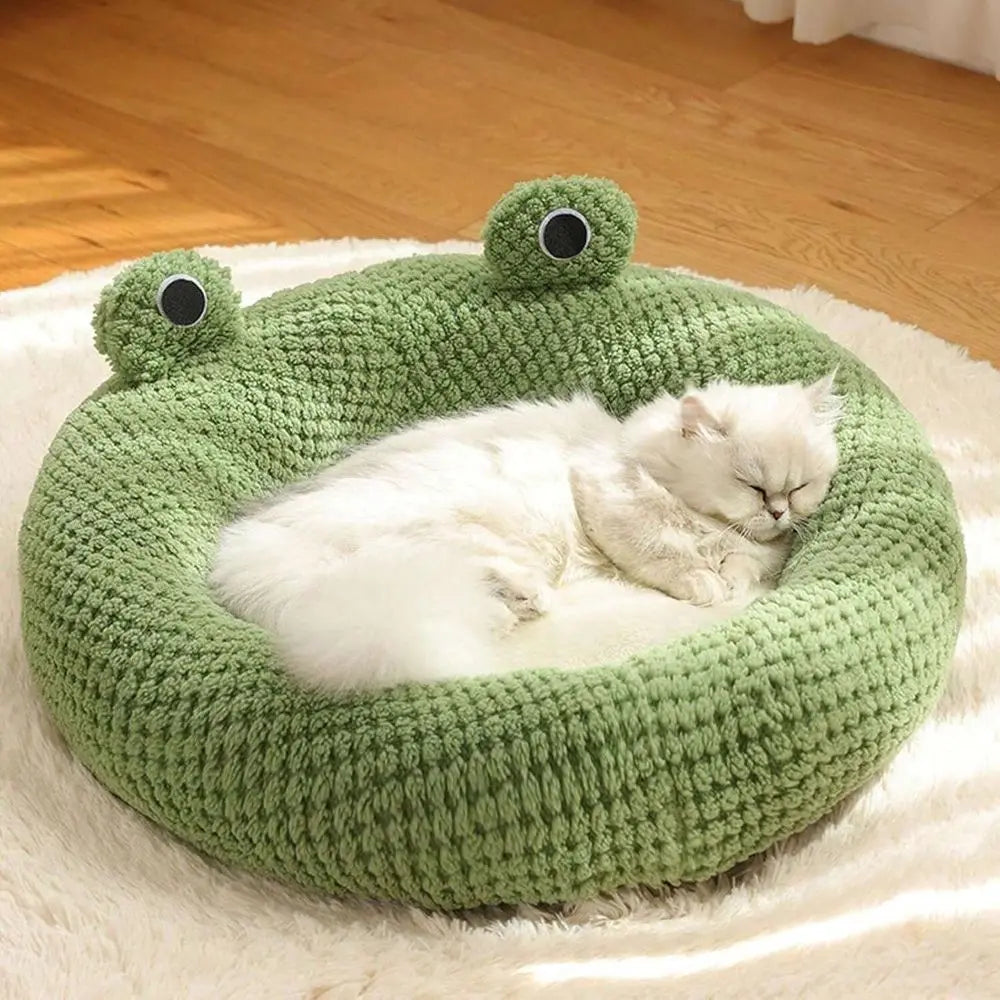 Breathable Plush Dog Bed Open Design Warm Nest For Pets
