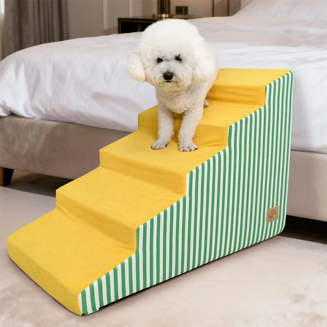 Pet Stairs For Dogs High Density Foam Ramp Safe Access