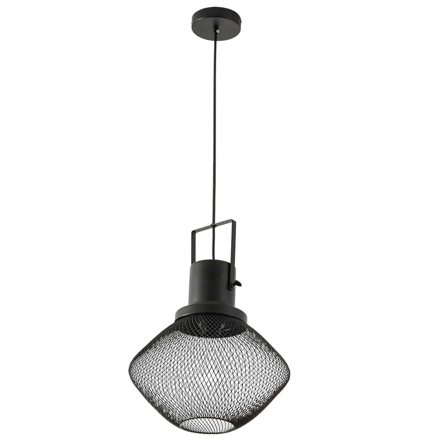 Industrial Pendant Light Fixtures With Adjustable Chain Metal Frame