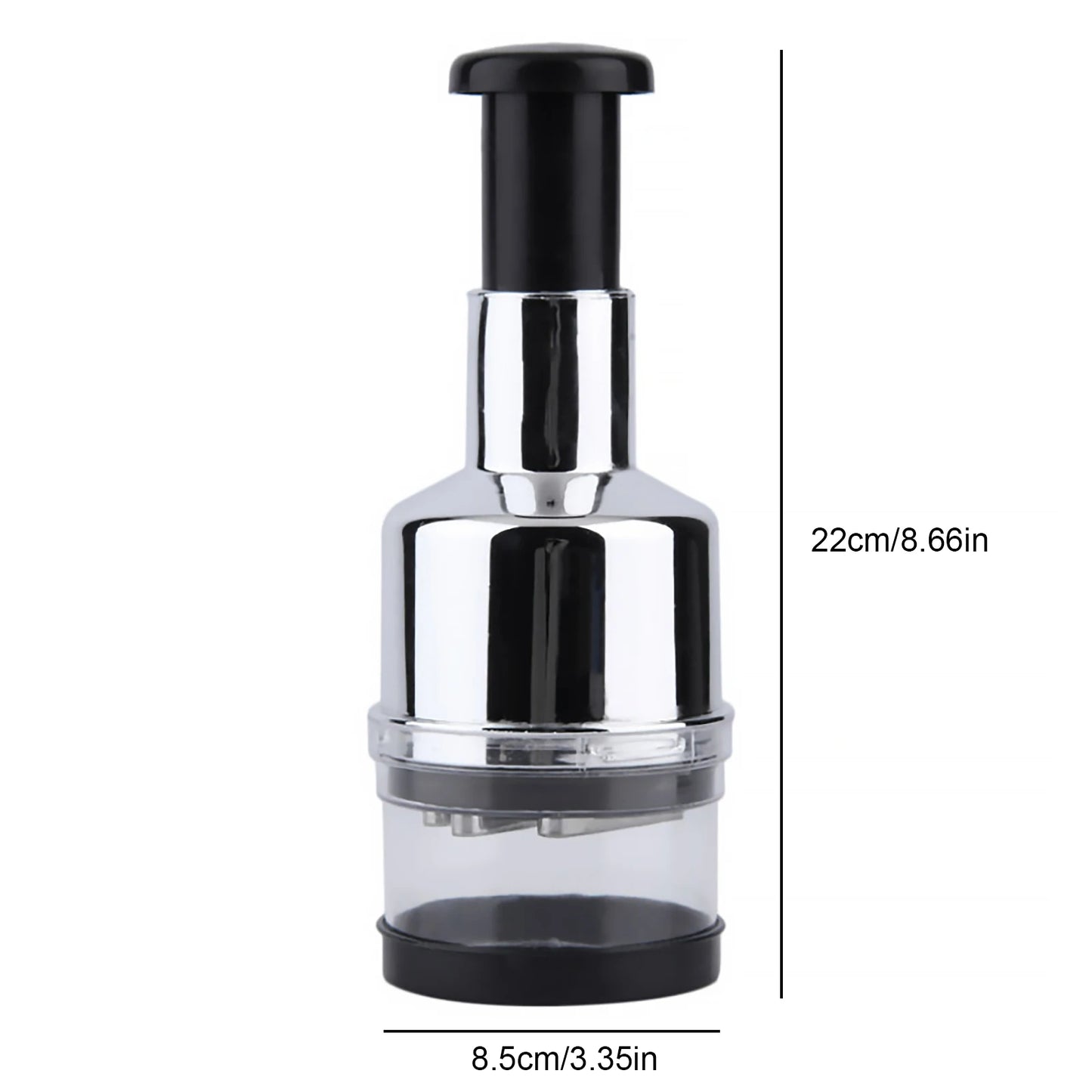Manual Food Chopper Handheld Slap Press Mincer Onions Garlic Nuts