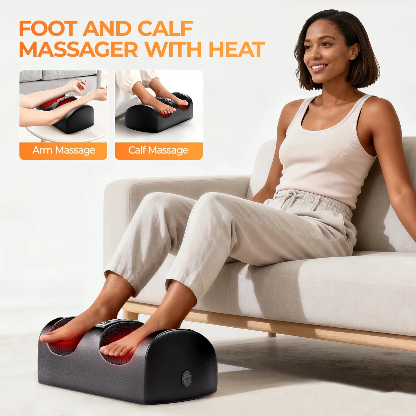 HIMOUTA Shiatsu Full Body Massage Mat With Detachable Pad