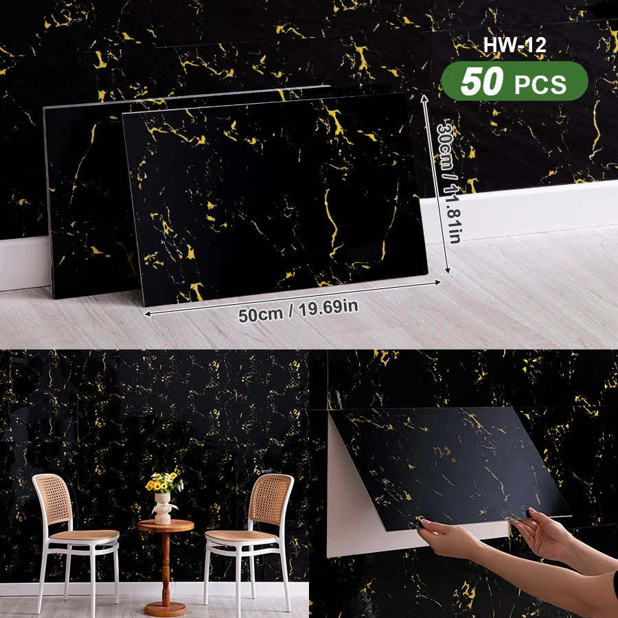 3D Self Adhesive Peel And Stick SXP Wall Tiles For Indoor Walls