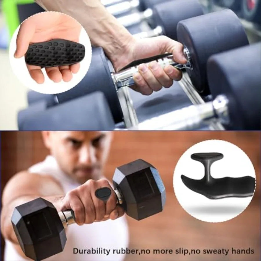 Anti Slip Workout Grips Ergonomic Rubber Gloves For Weight Lifting