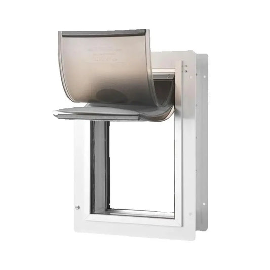 Pet Door Metal Frame With Lock And Three Flap System