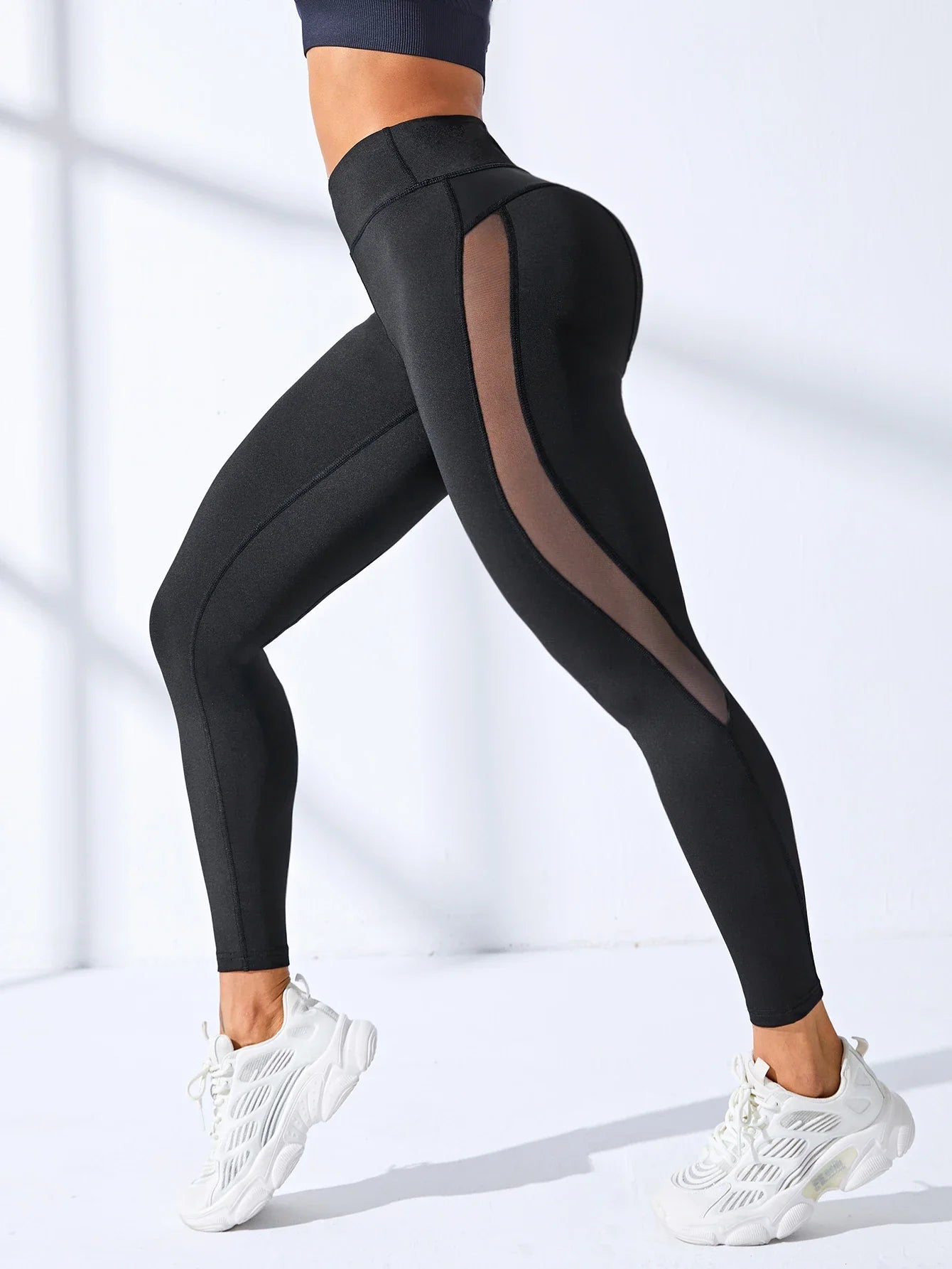 Women High Waist Quick Dry Yoga Leggings For Workout