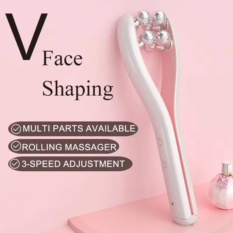 Roller Face Slimming Massager For Firming V Face Lift