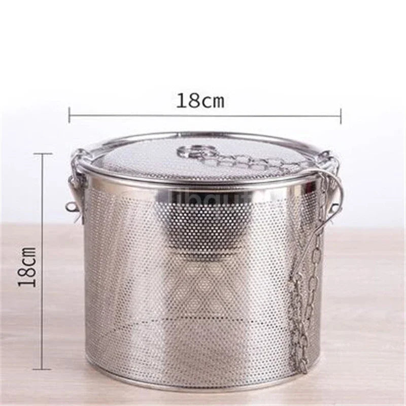 304 Stainless Steel Round Hole Colander Strainer