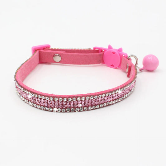 Cat Collar Rhinestone Breakaway Quick Release Safe Kitten