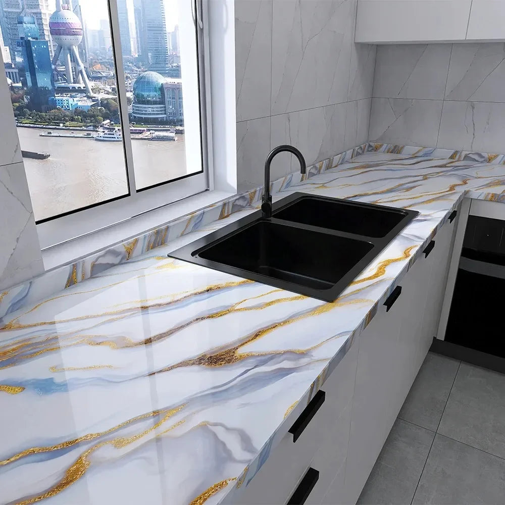 Oil Proof Kitchen Wall Stickers Self Adhesive Protective Wallpaper PVC