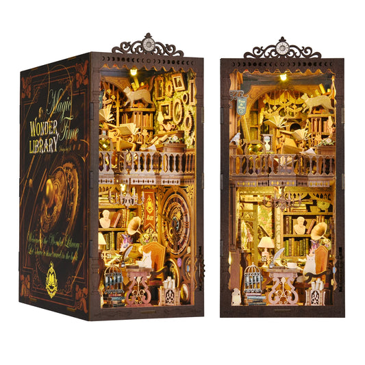 ASLOWSNAIL Book Nook Kit The Time Book Club Puzzle