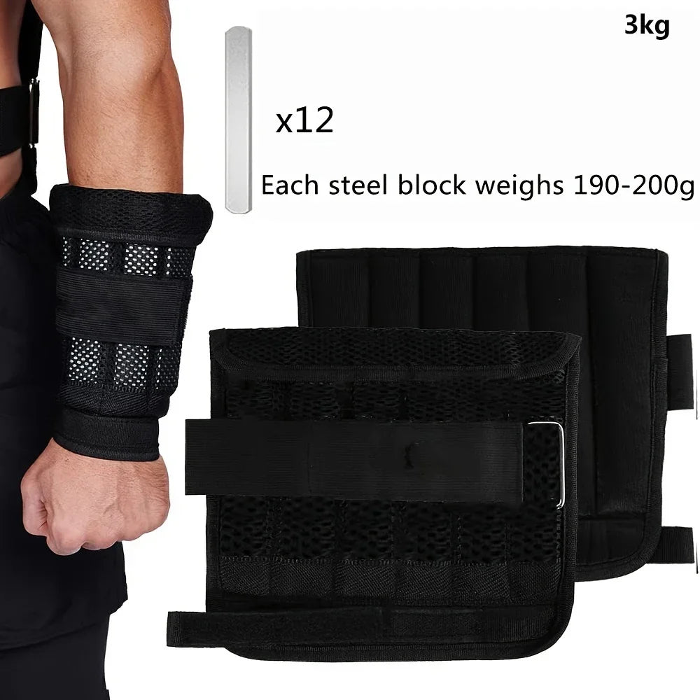 Adjustable Weight Vest And Ankle Wrist Weights Workout Set