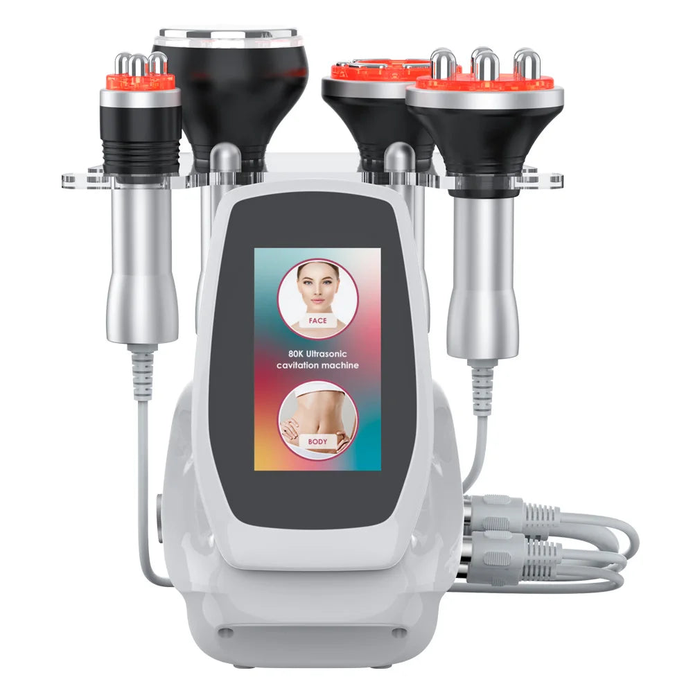 Ultrasonic Cavitation 4in1 Body Slimming Machine Facial Massager