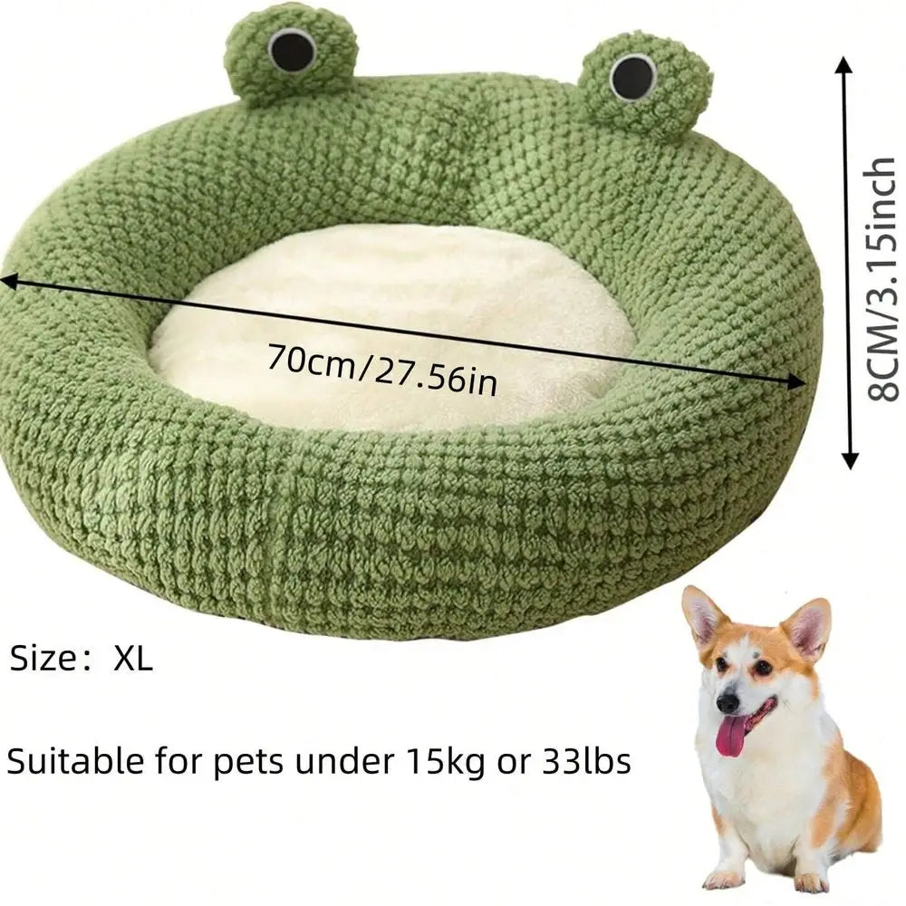 Breathable Plush Dog Bed Open Design Warm Nest For Pets