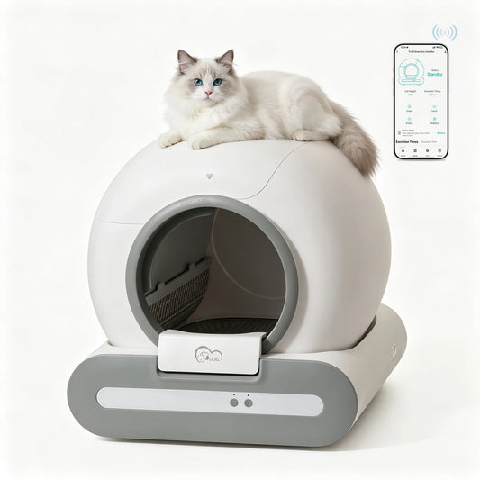 DOEL Self Cleaning Cat Litter Box With App Control WiFi