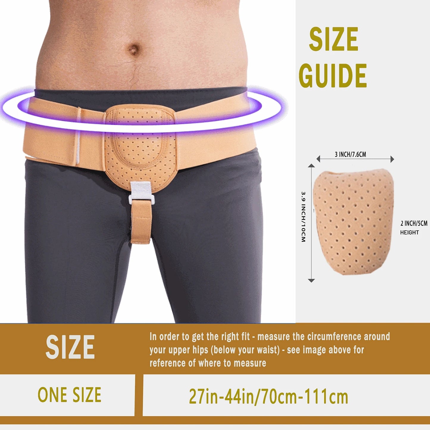 Inguinal Hernia Belt Truss Support And Pain Relief Breathable