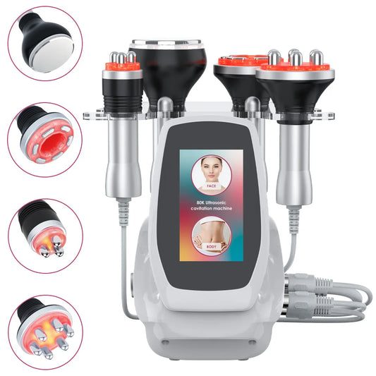Ultrasonic Cavitation 4in1 Body Slimming Machine Facial Massager