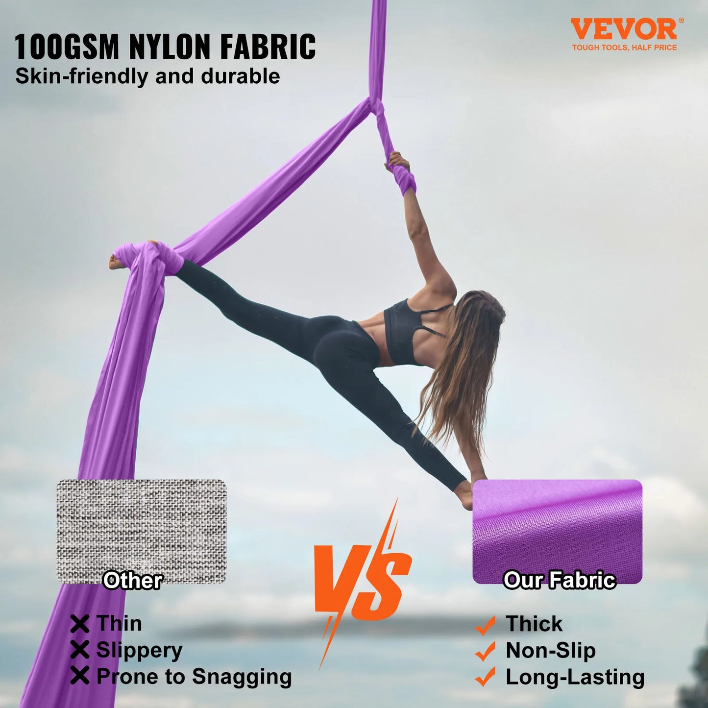 SucceBuy Aerial Yoga Hammock Starter Kit For All Levels Fitness