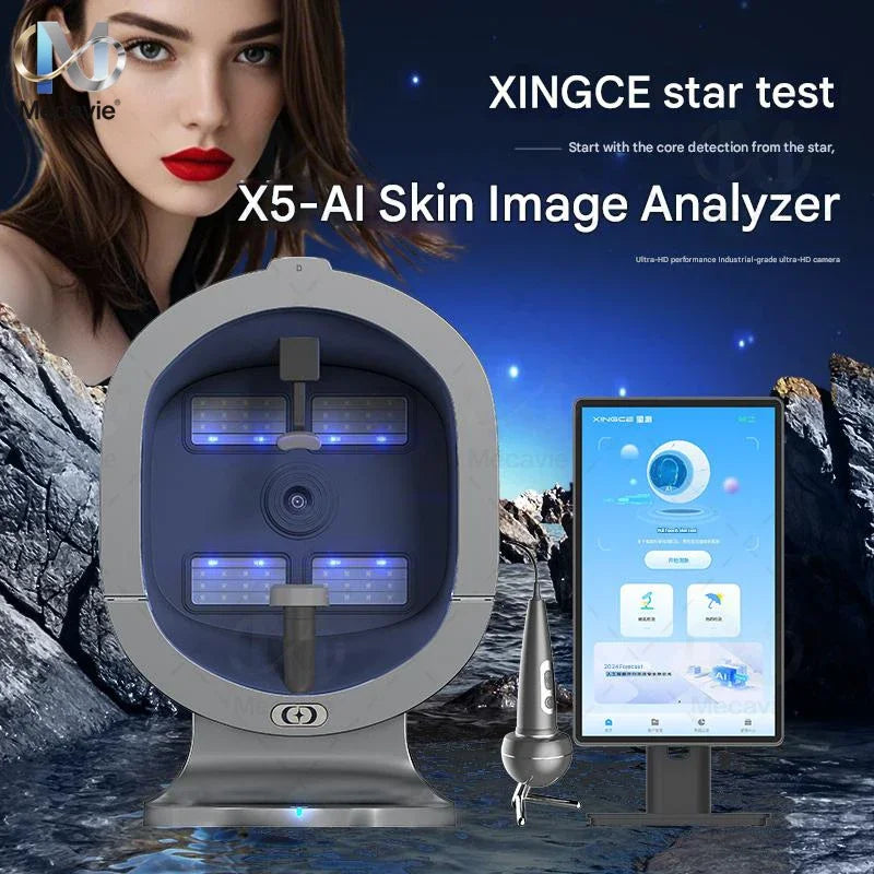 2026 The Newest 3D Facial X5 Camera Scanner UV Skin and Hair Analysis Measuring Machine Digital Facial Scanner Skin Analyzer