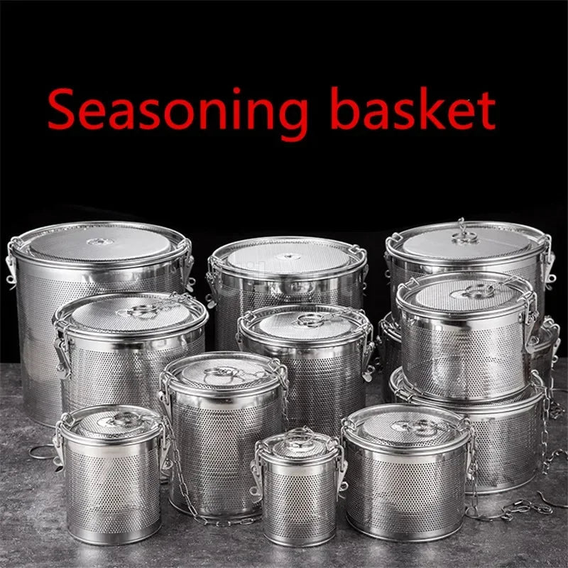 304 Stainless Steel Round Hole Colander Strainer
