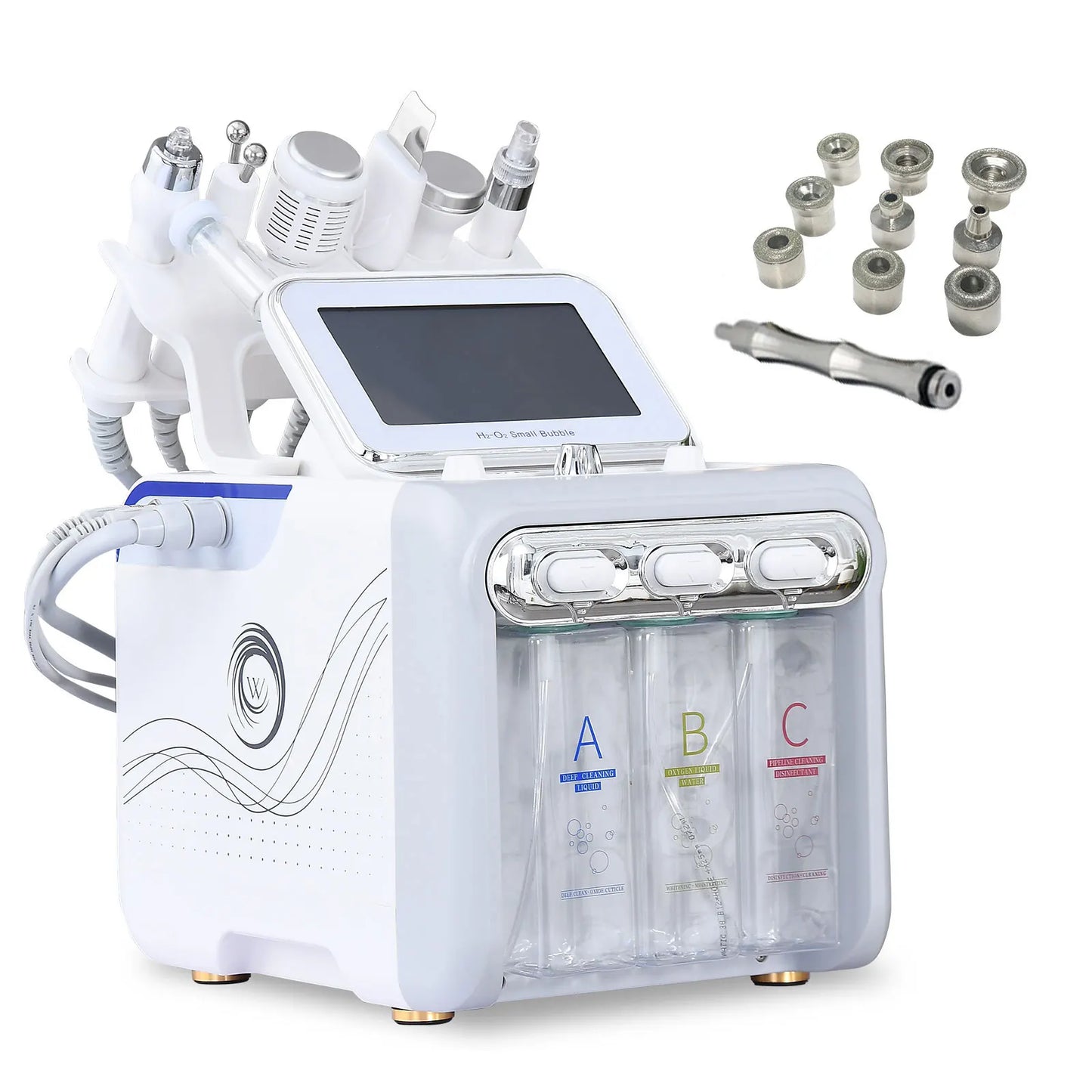 Hot selling hydro Microdermabrasion machine diamond hydra 6 in1 h202 beauty machine facial machine
