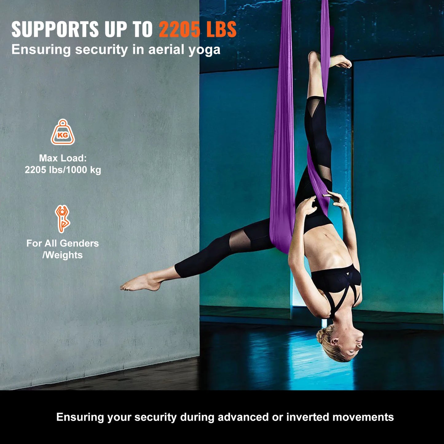 SucceBuy Aerial Yoga Hammock Starter Kit For All Levels Fitness