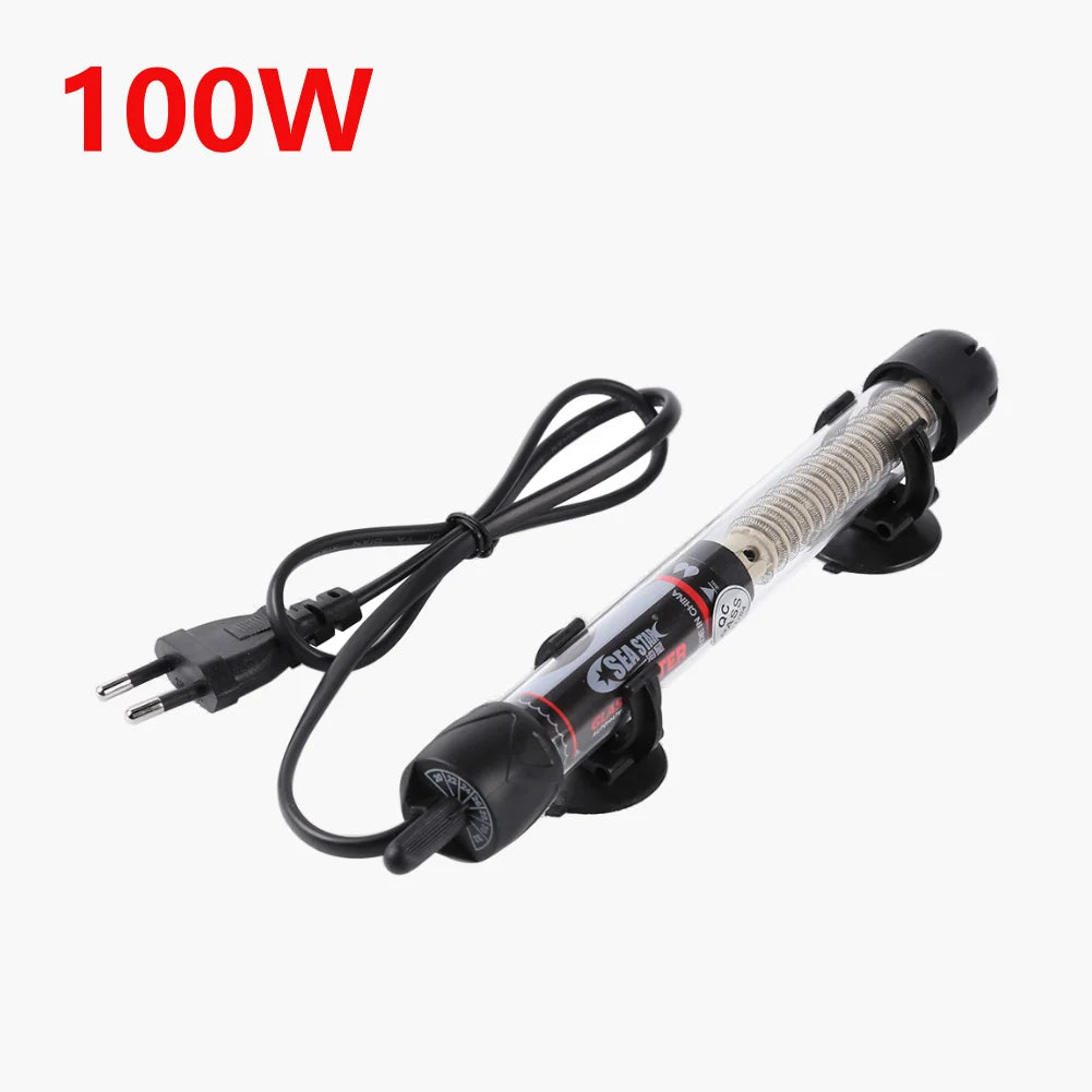 25-300W Automatic Temper Adjustment Aquarium Submersible Fish Tank Water Heater Electric Water Heater Boiler Tank Water Heater