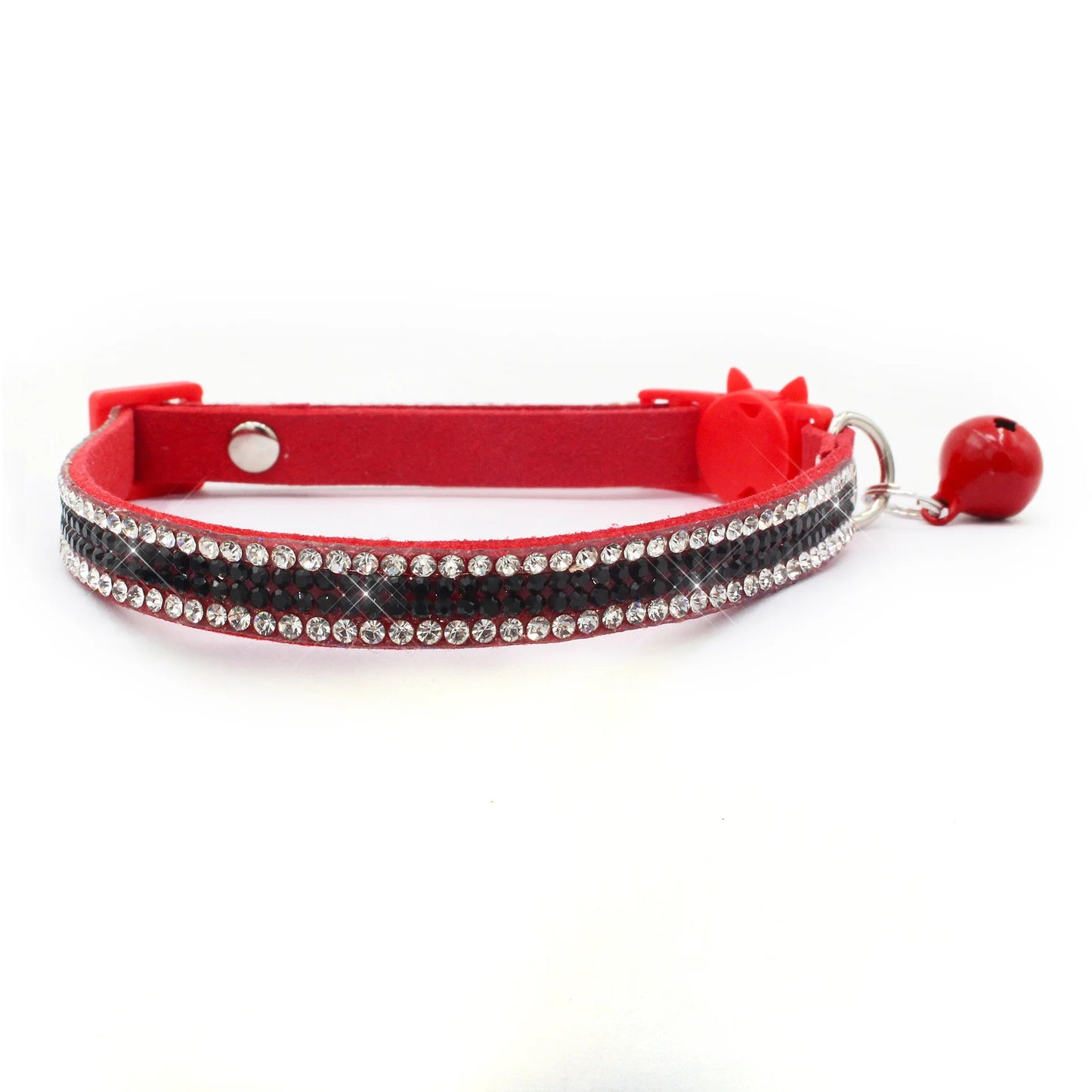 Cat Collar Rhinestone Breakaway Quick Release Safe Kitten
