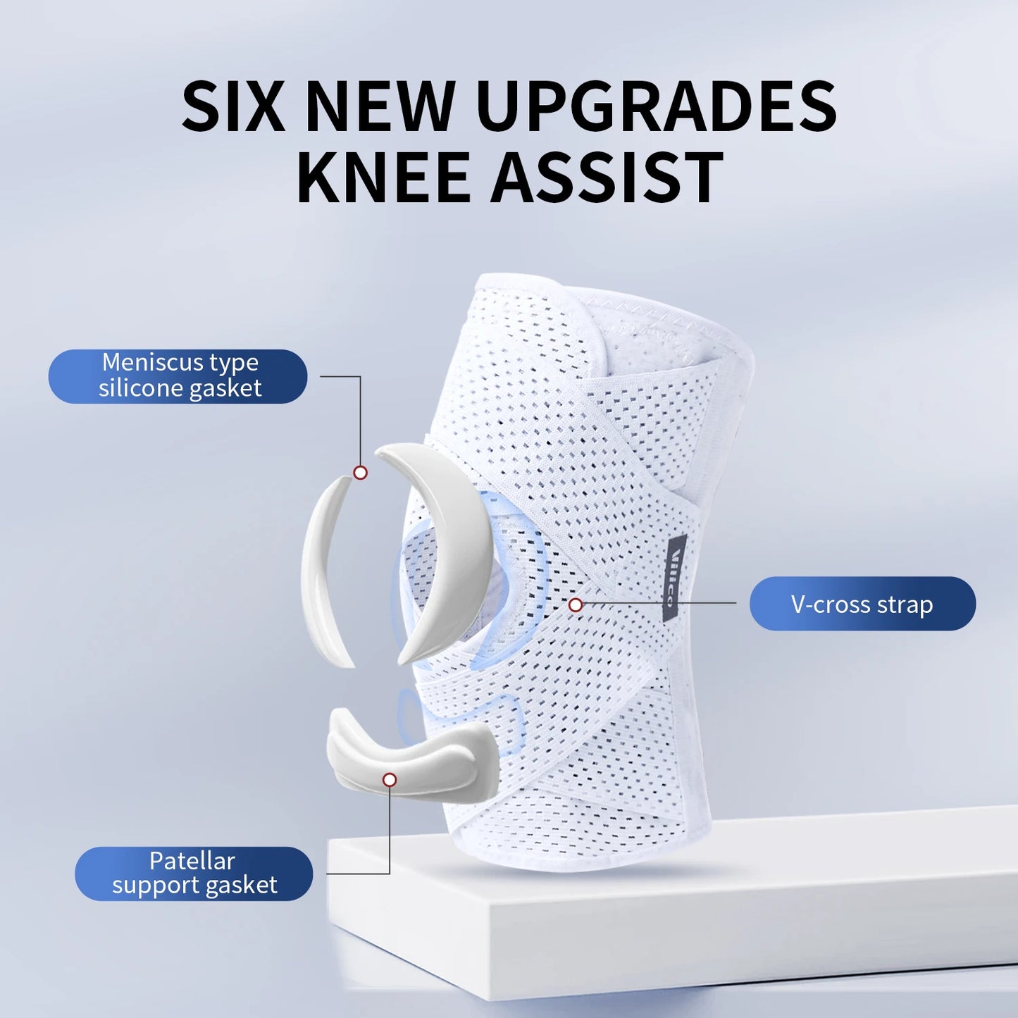 Elastic Knee Pads Support Non Slip Joint Protector For Fitness